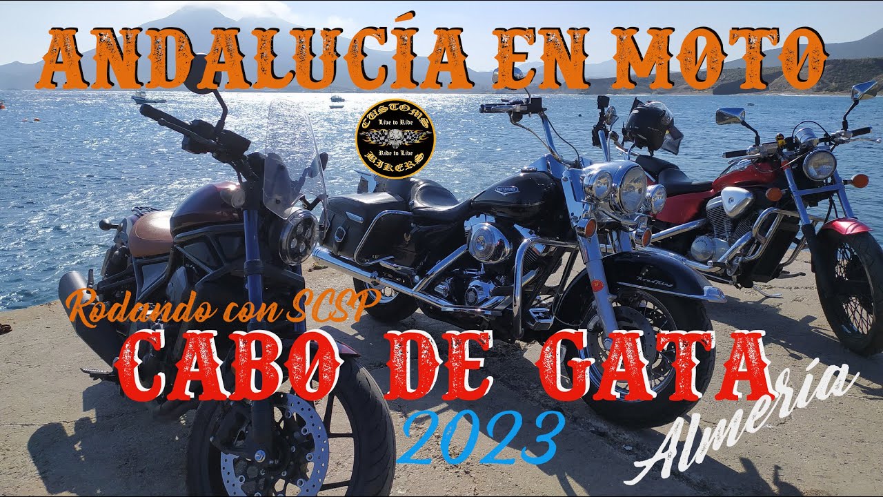 DESCUBRIR ANDALUCÍA EN MOTO: CABO DE GATA 2023 (ALMERÍA). RODANDO CON SCSP *