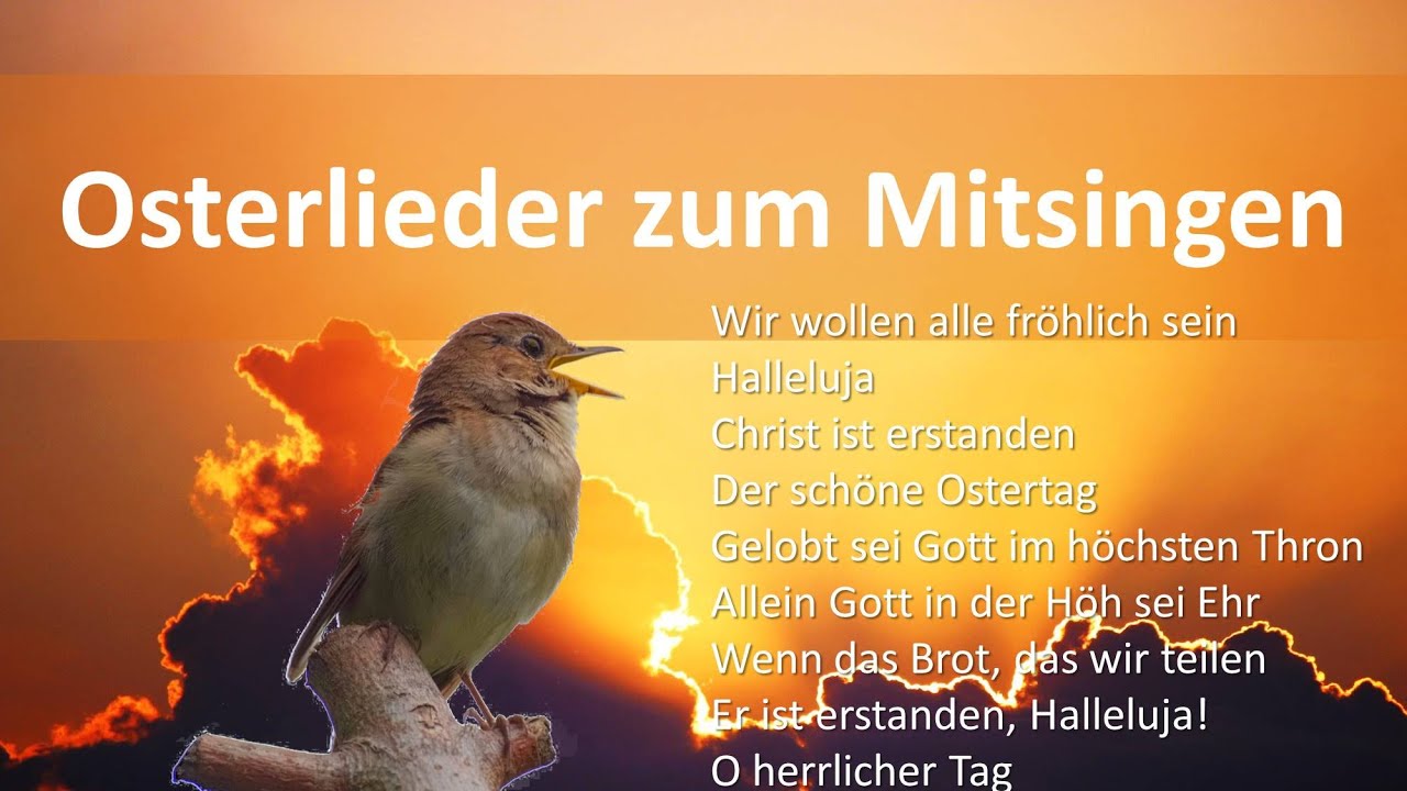 Osterlieder zum Mitsingen