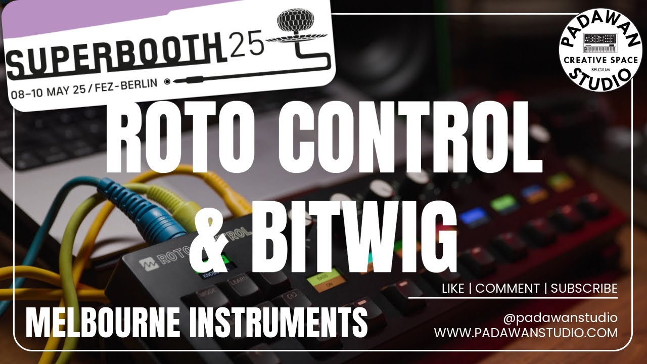 Superbooth 2025 Bitwig & Roto Control