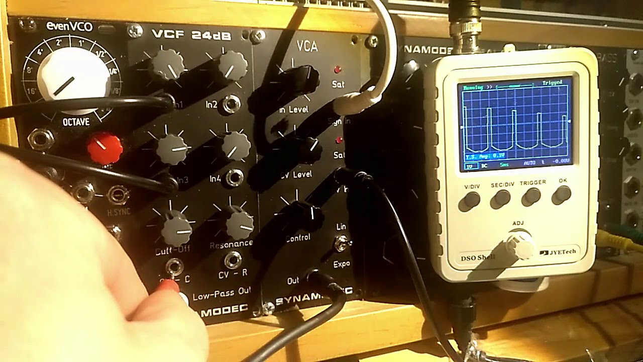 Synamodec 24db LP filter sound demo