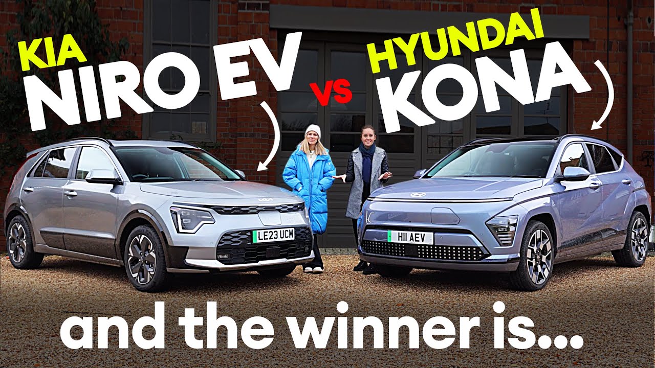 ОБЗОР: Kia Niro EV 2024 против Hyundai Kona Electric | Электрификация