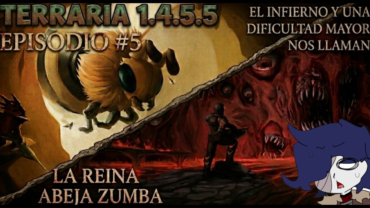 SÓLO INVOCADOR vs EL INFRAMUNDO y una abeja🔥 | #terraria invocador Maestro #episodio 5