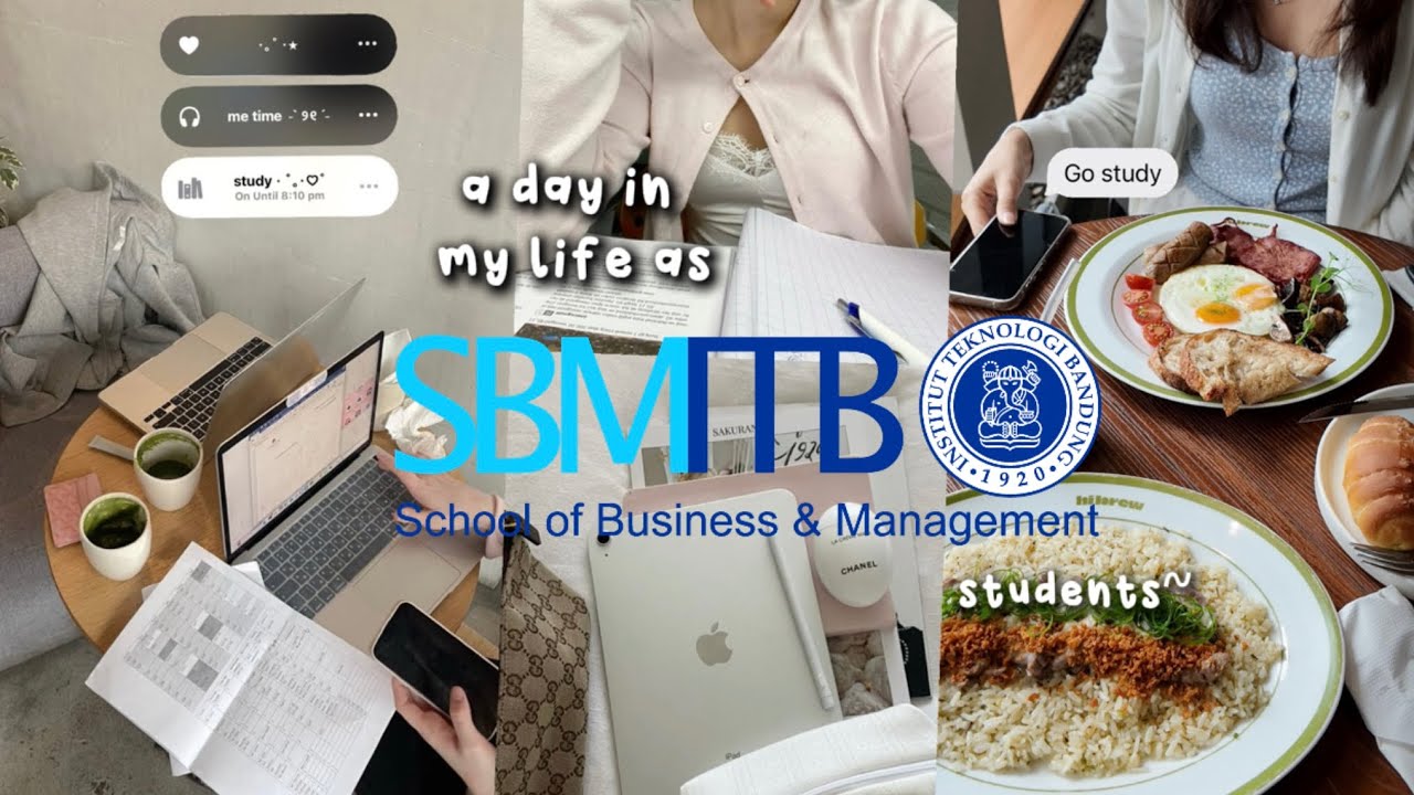a day in nazu&rsquo;s life as an SBM ITB Student | college, cafe, study at home 📖