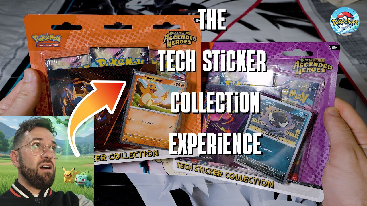 Ascended Heroes Tech Sticker Collection 😯 TOTAL BUST? (Pokémon TCG)