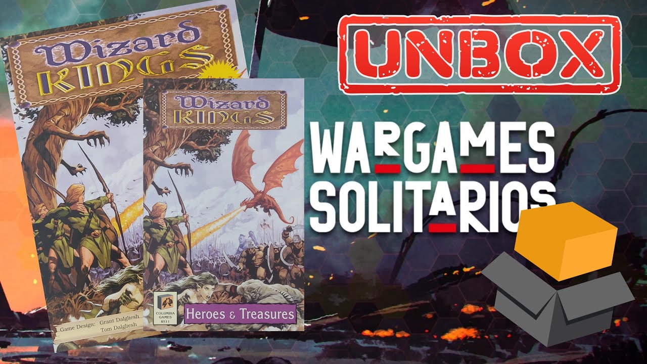 Wizard Kings. Unboxing. Columbia Games.