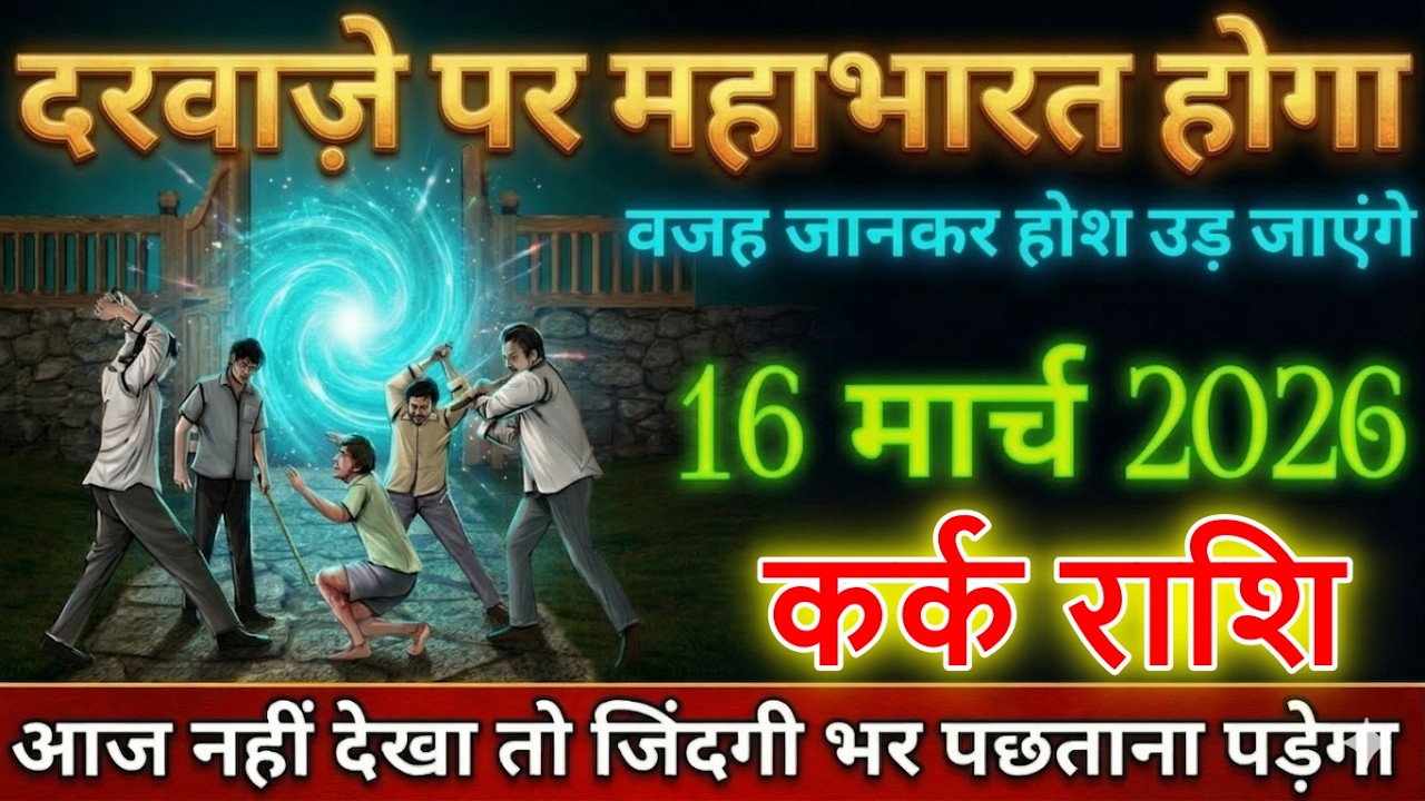 ⚠️कर्क राशि वालों सावधान! 16 मार्च 2026 से दरवाजे पर महाभारत | वजह जानकर होश उड़ जाएंगे😱@karkbharti