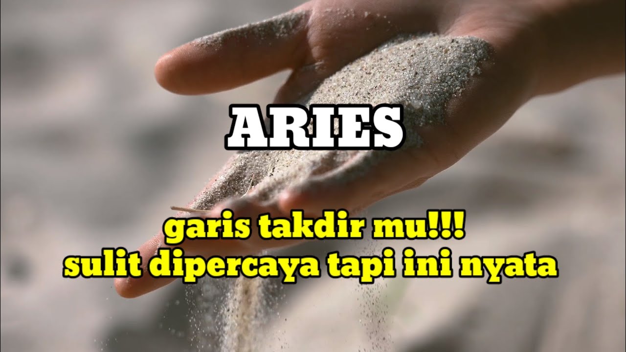 ♈ ARIES ♈ garis takdir mu !!!