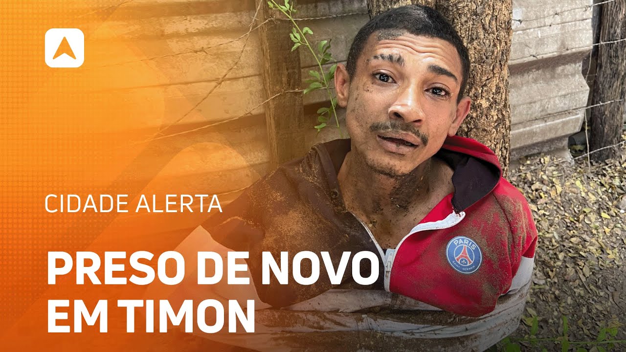 Criminoso reincidente é preso novamente após agressões em Timon