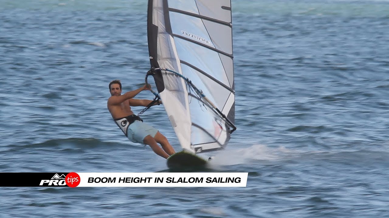 Pro Tips |  Boom height in slalom sailing