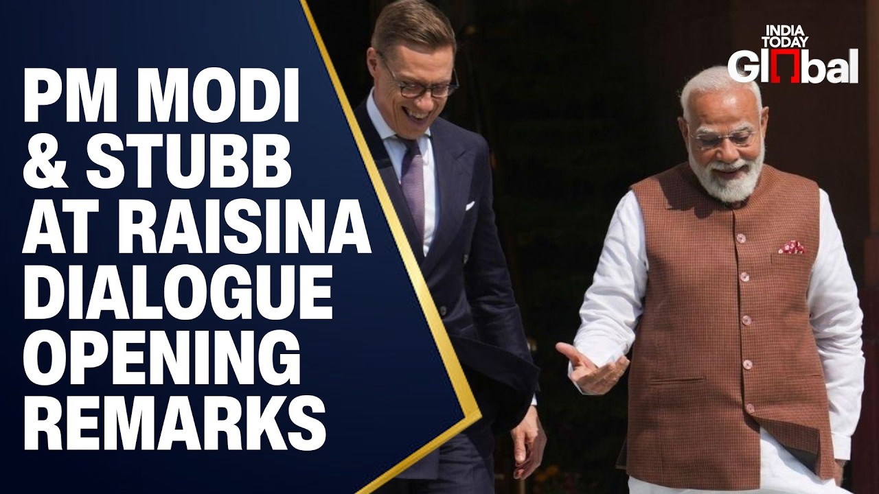 LIVE: PM Modi & Finland President Stubb Speak at Raisina Dialogue 2026 Inaugural Session
