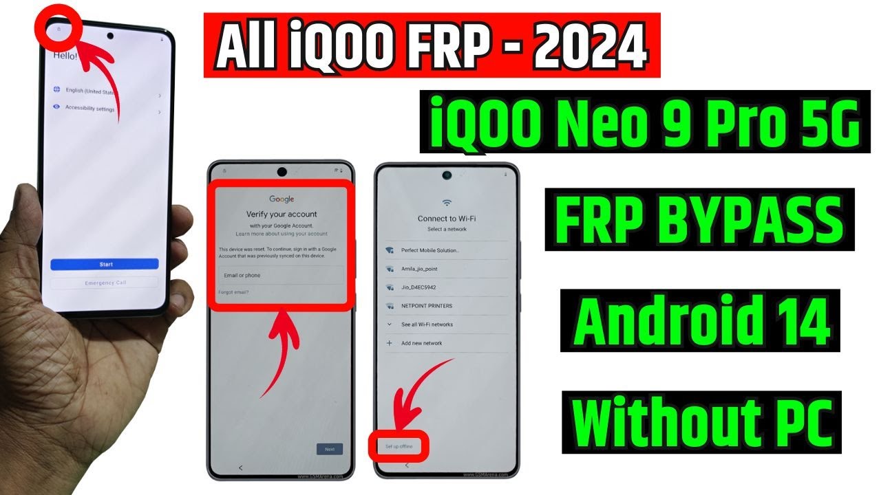 IQOO Neo 9 Pro 5g Frp Unlock 2024 | All Iqoo New Security Android 14 Google Account bypass
