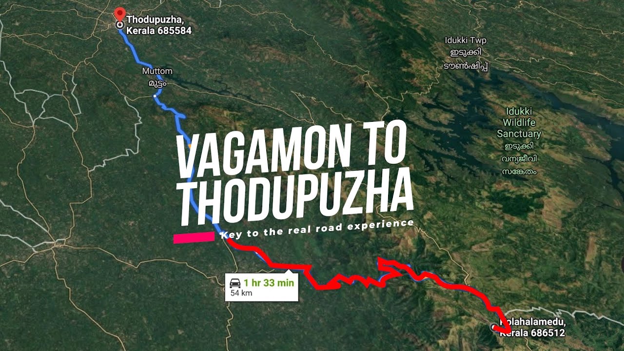 Vagamon to Thodupuzha || EP: 01 || Amazing driving experience || واغامن ، كيرالا || India