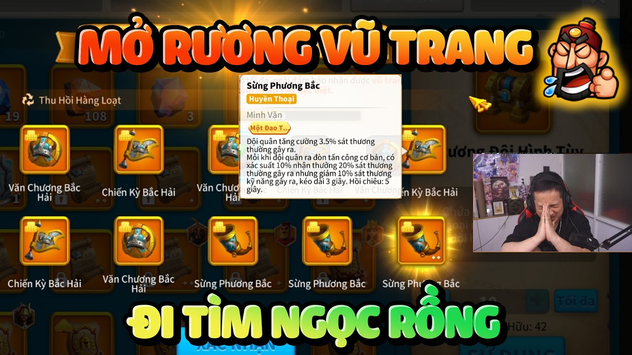 Chuẩn BỊ Cho Trận Chiến Tiếp Theo - Mở Hết Rương Vũ Trang Tìm Ngọc Rồng Meta Rok F2P