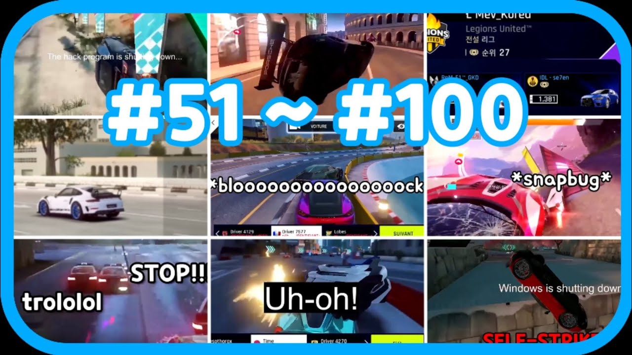 Asphalt 9 - BEST OF Funny Moments #51 ~ 