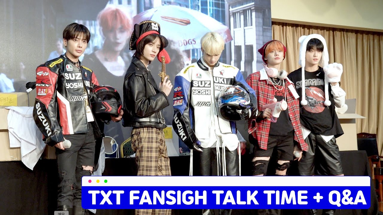 231021 TXT 투바투 뮤직코리아 팬싸인회 Q&A 질문 단체캠 + 토크타임 + 엔딩 I 투모로우바이투게더