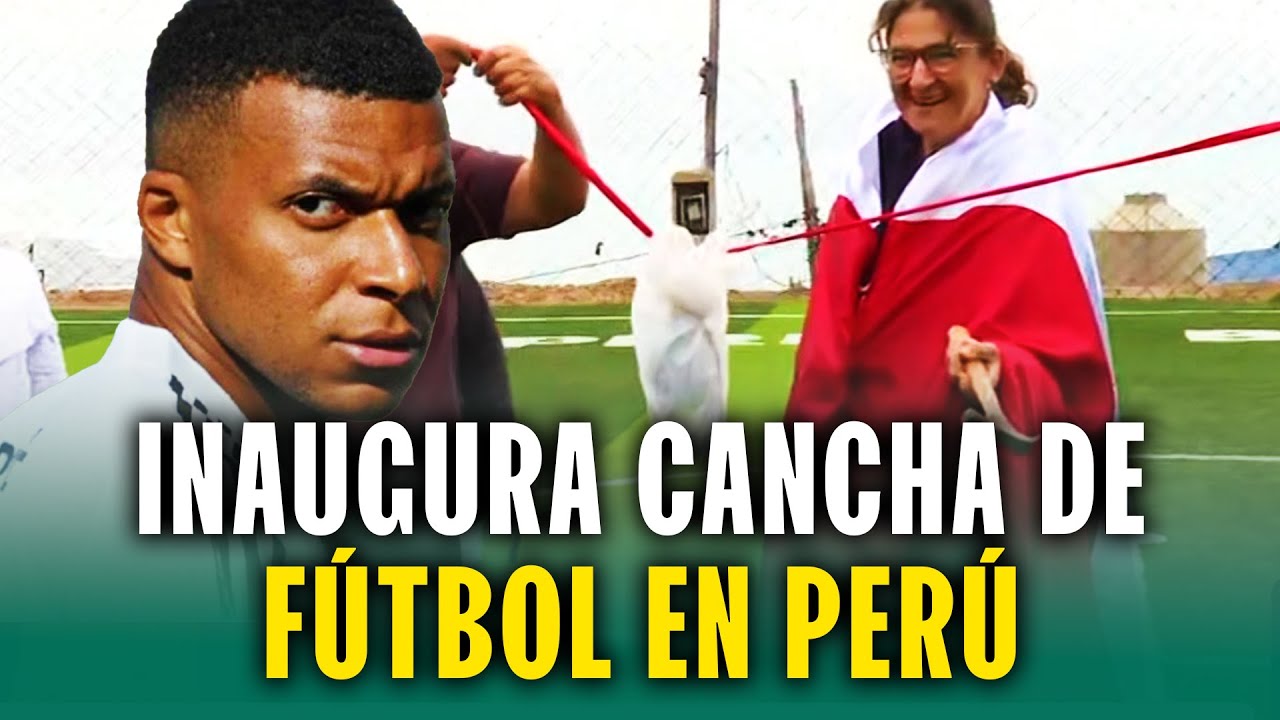 Mamá de Kylian Mbappé inaugura cancha de fútbol en Ancón: Encantada con olla común y visita obras