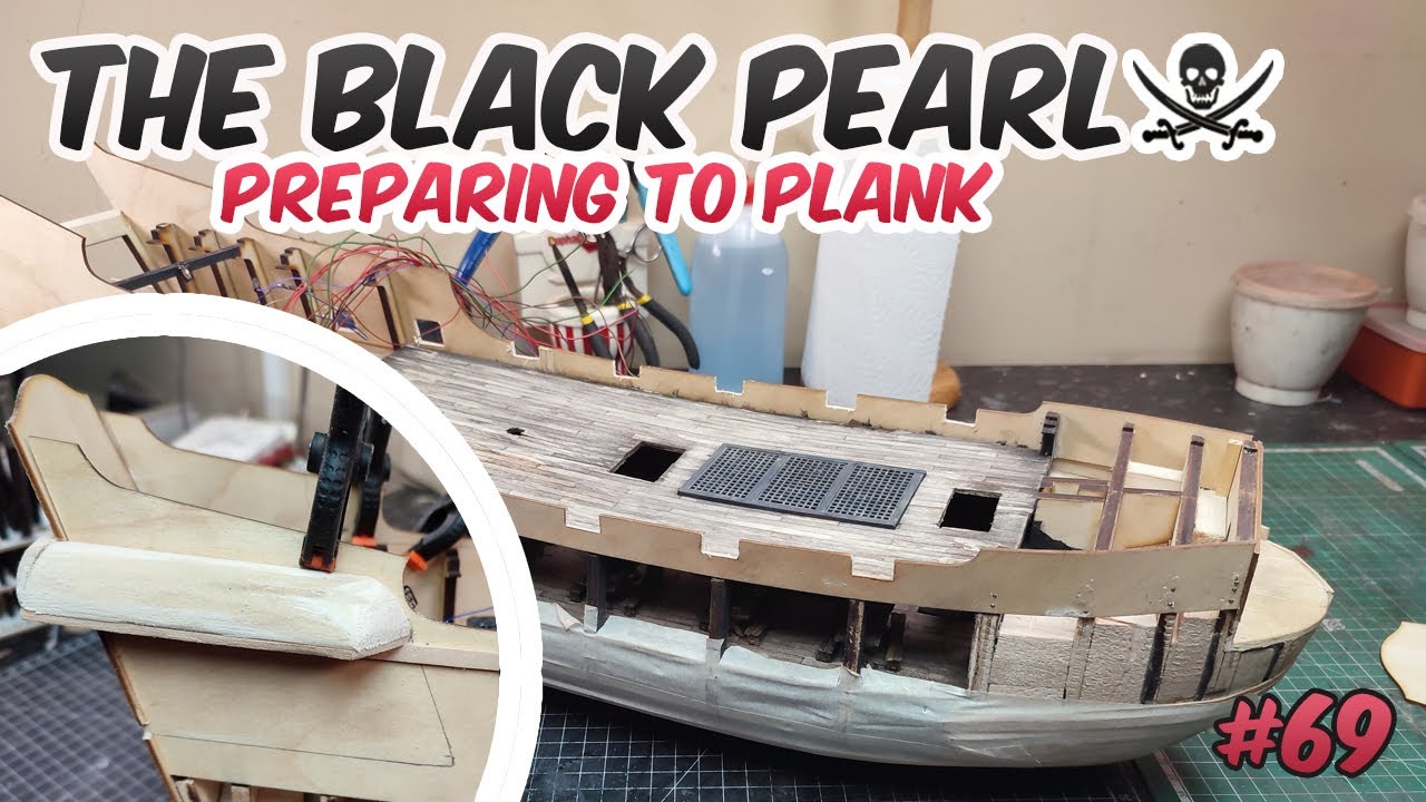 The Black Pearl model ship - part 69
