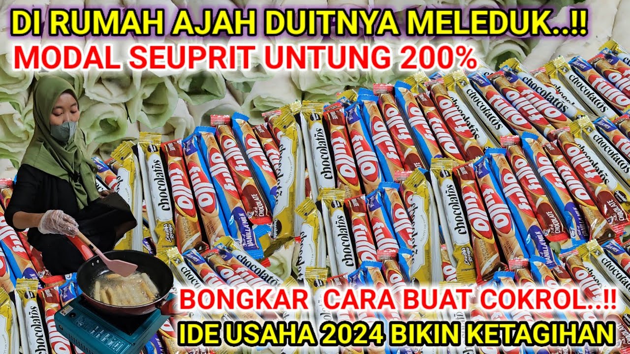 COKROL IDE USAHA MODAL SEUPRIT UNTUNG  200 % PANEN DUIT | DTAIL BONGKAR RESEP DARI NOL