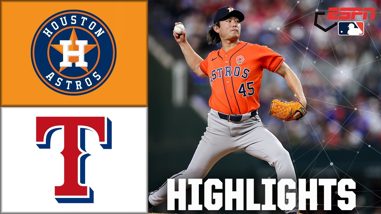 КОМБИНИРОВАННЫЙ НОУ-ХИТТЕР 😤 Houston Astros против Texas Rangers | Полный обзор игры | ESPN MLB