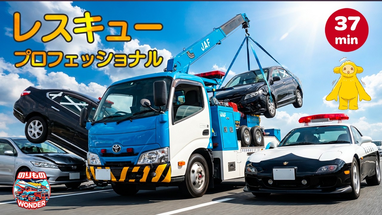 【大事故を解決！】道路のトラブルを吹き飛ばせ！ロードサービス・プロチーム