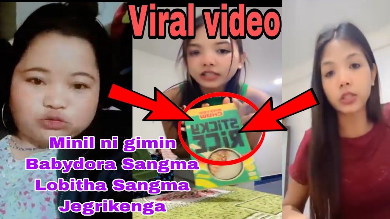 Вирусное видео Babydora Sangma Lobitha Sangma Minilni Gimin Jegrikenga