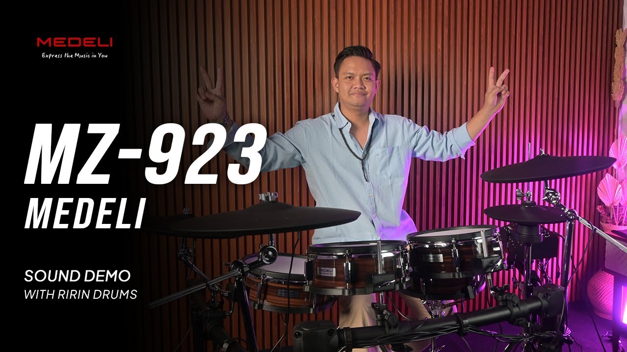 Sound Preset Favorit Ririn Drums di Medeli MZ 923 | Demo Drum Elektrik Profesional