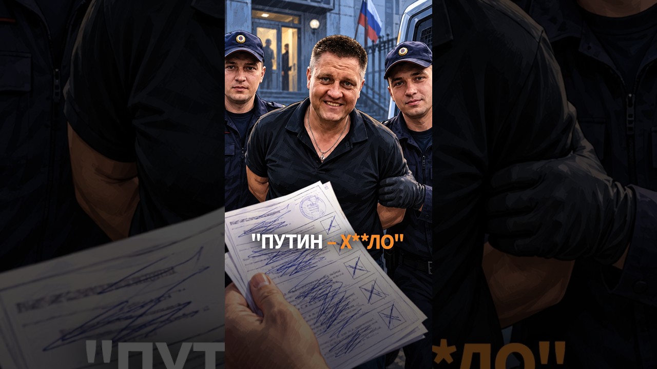 🚔 Блогера ЗАДЕРЖАЛИ после голосования за надпись