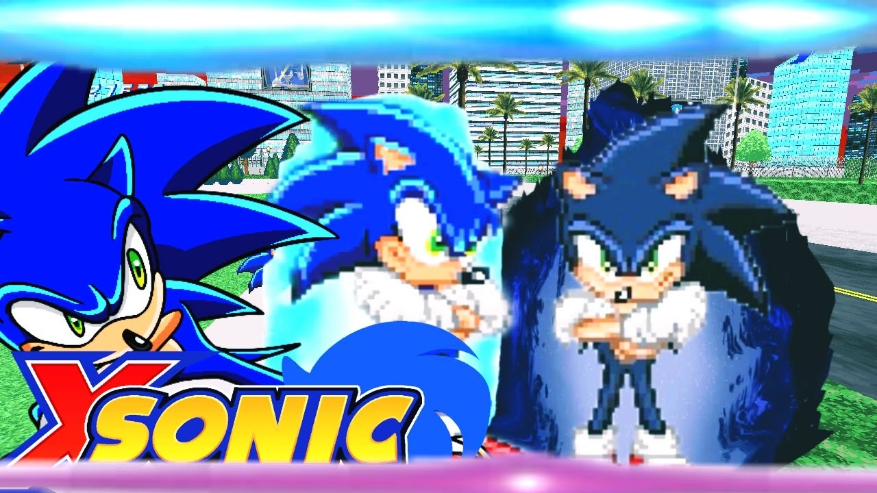 Sonic X: Robo Blast 2 - Dark Sonic + Sonic 06! (First time)