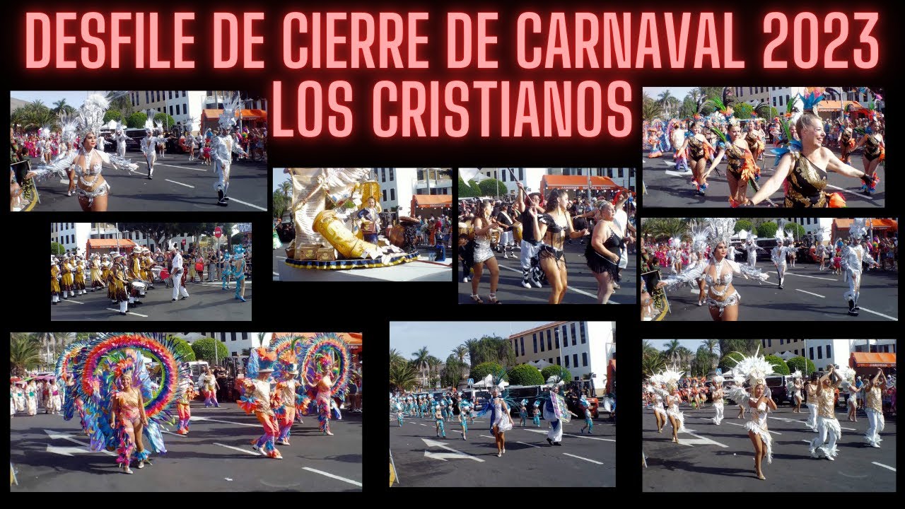 CIERRE DE CARNAVAL CON DESFILE EN LOS CRISTIANOS 2023