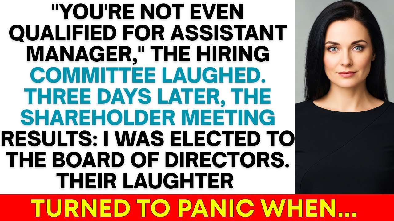 They Laughed when I Applied for The Director Role — Then Their Laughter Turned to Panic When...
