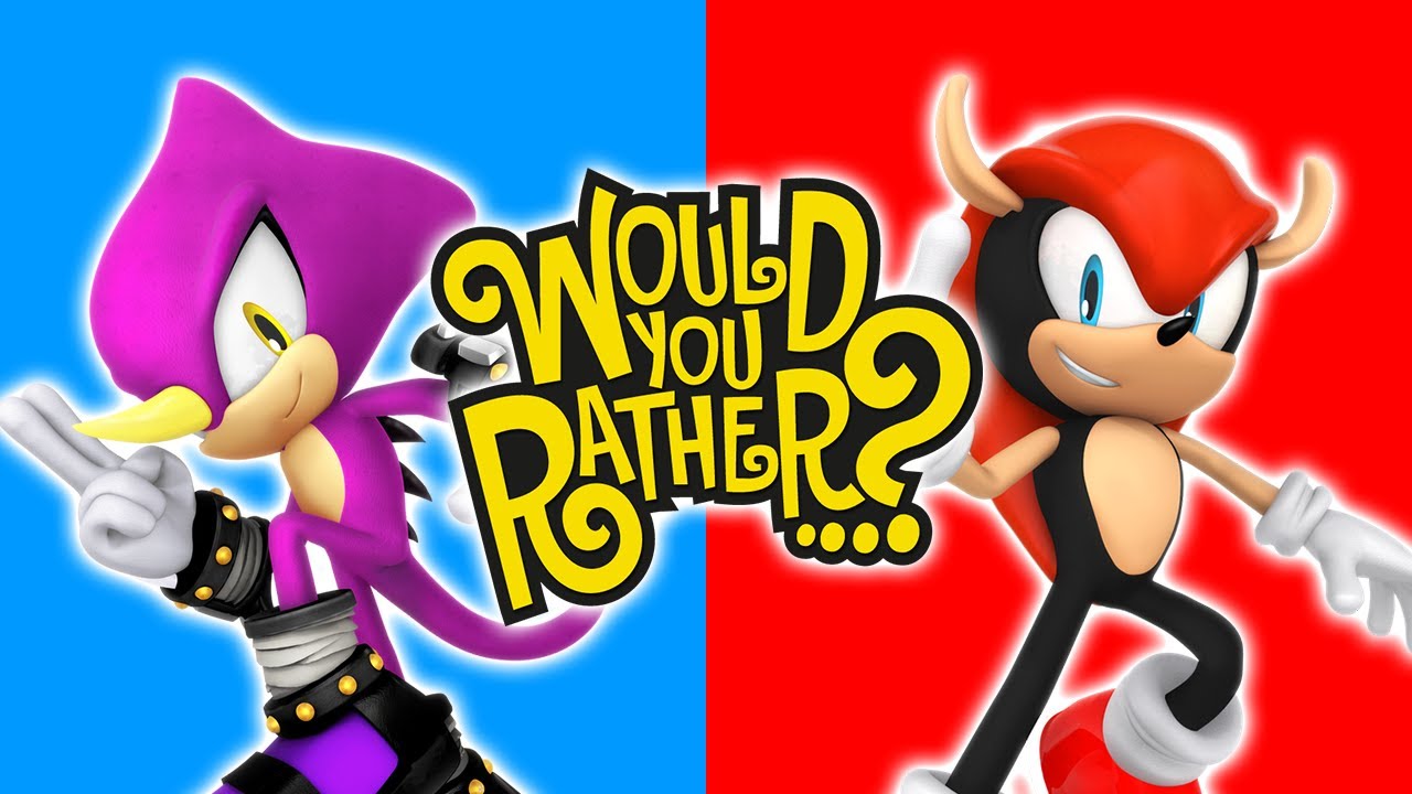 Espio & Mighty Play Would You Rather!