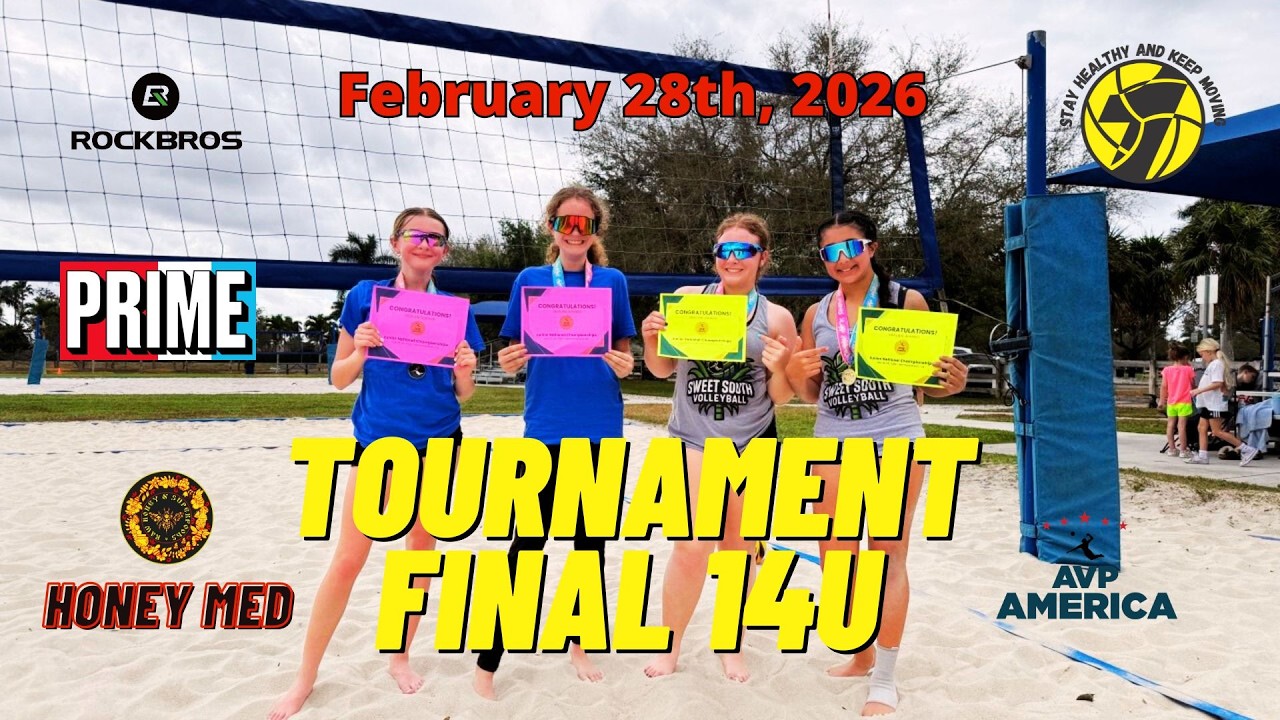 SR1 Volleyball Tournament 14U Final | February 28th 2026 |  Charlotte/Casey vs Brinley/Nallana