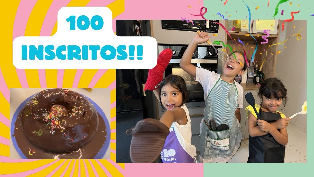 100 inscritos! Fizemos um bolo para comemorar com vocês 🎉💙