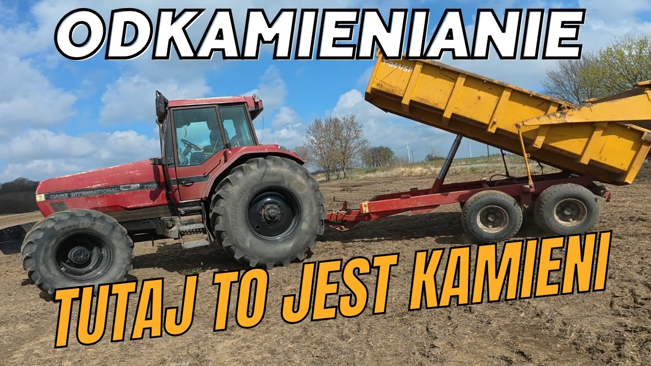Na kolejnym polu to jest kamieni. Łożysko w kole. Raptor do opryskiwacza.