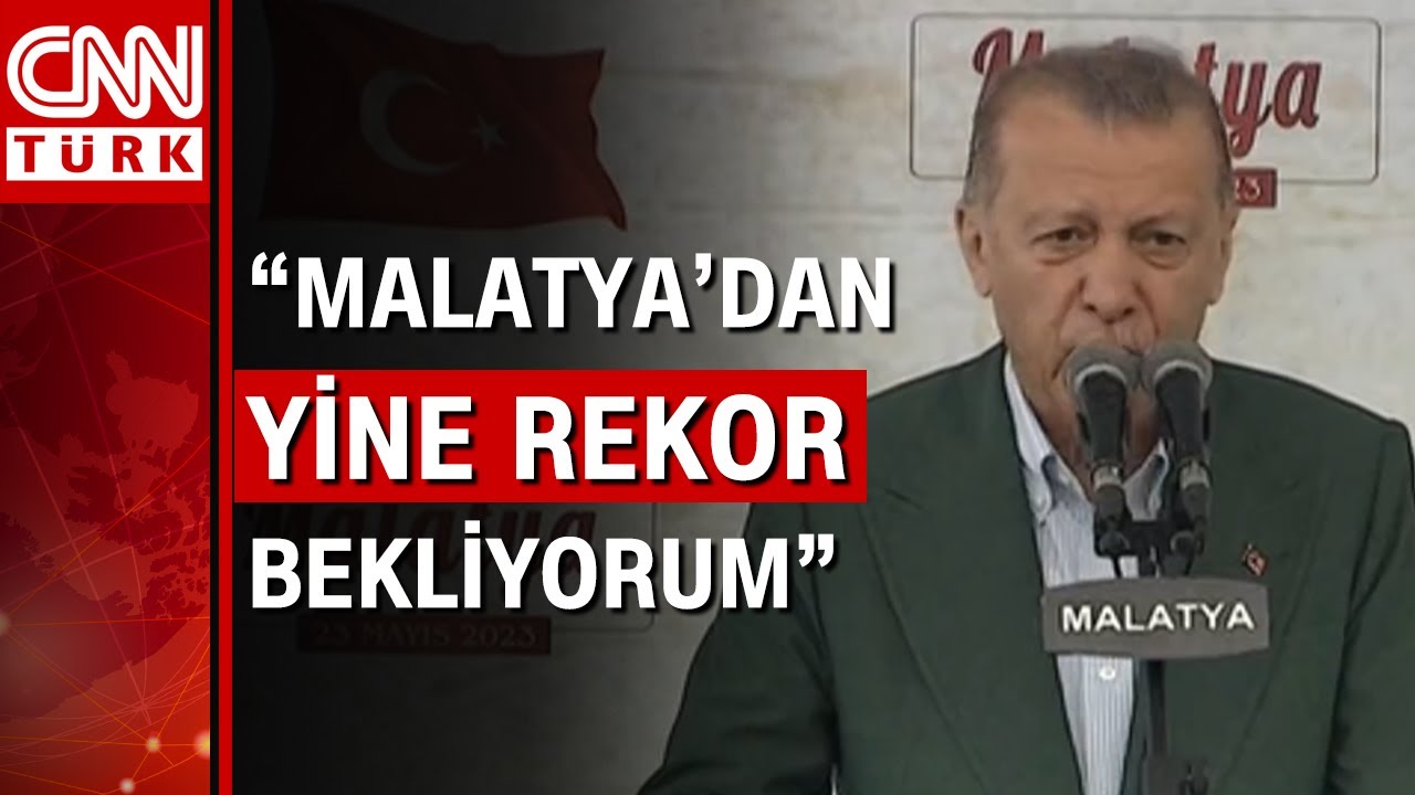 Cumhurbaşkanı Erdoğan Malatya'da! Erdoğan: 