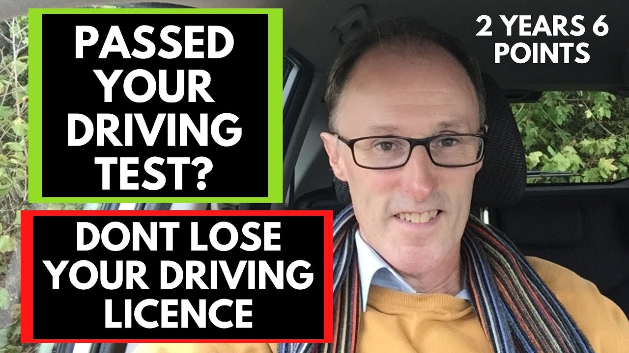 PASSED YOUR DRIVING TEST?  Don't lose your licence