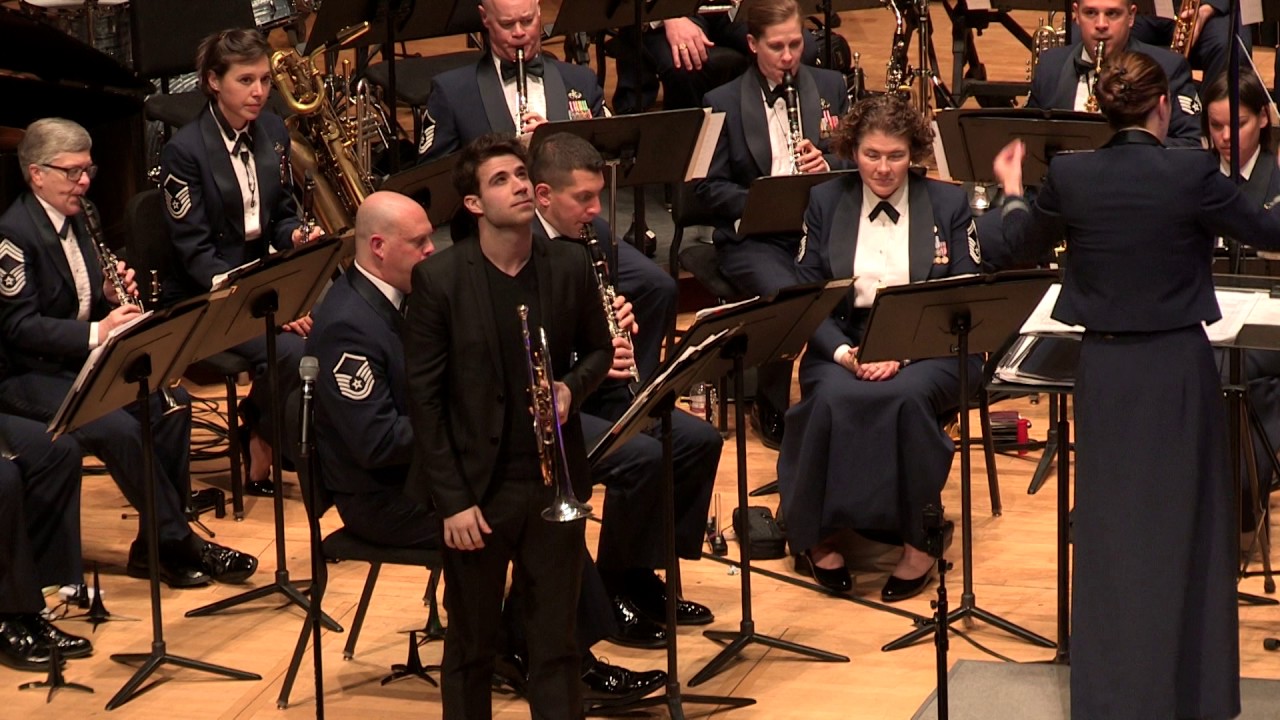 Rubén Simeó with the Air Force Academy Band | La Trompeta Virtuoso