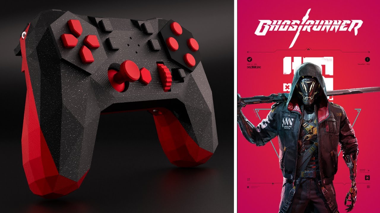 Alpakka controller: Ghostrunner gameplay