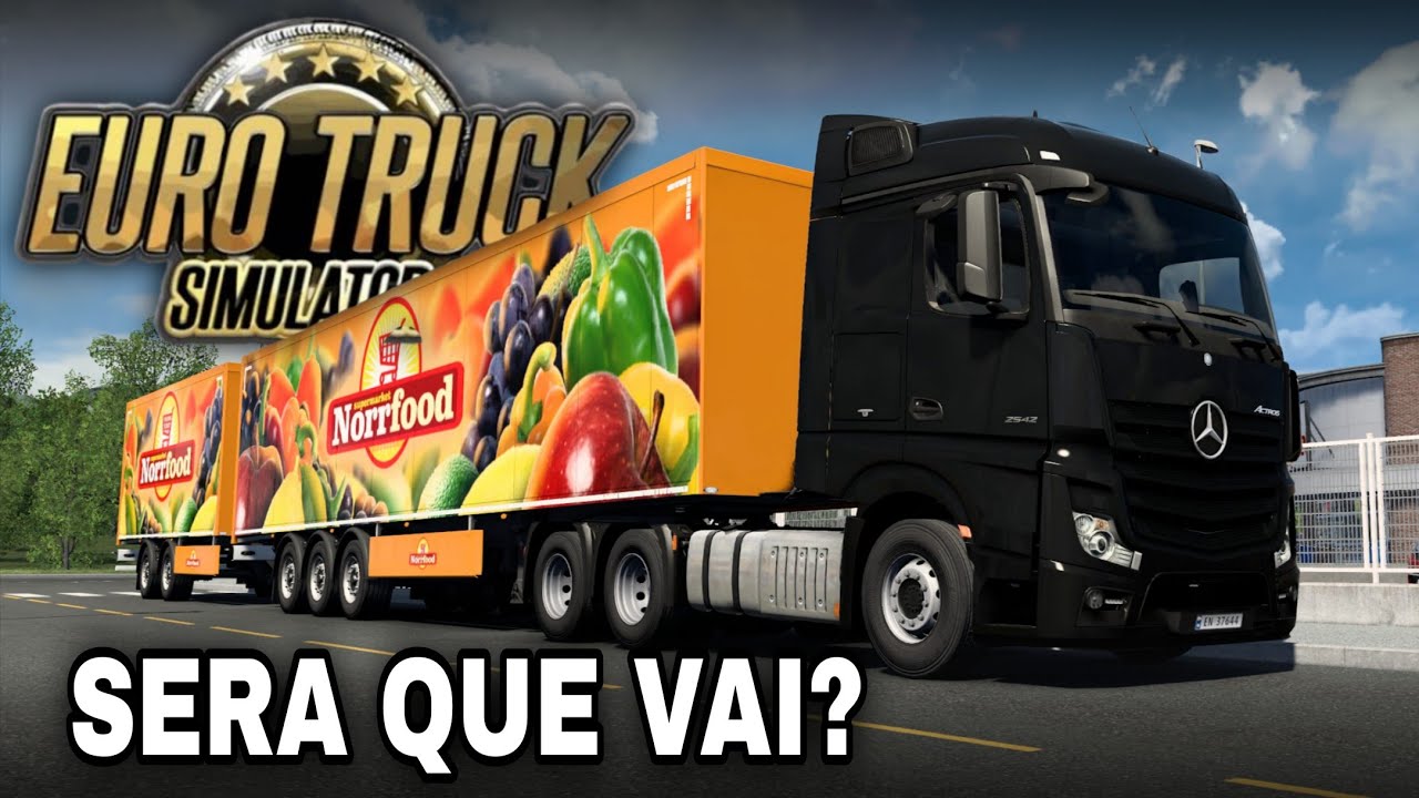 🚛 🔥 ESTREIA NA ESTRADA! Primeira viagem com meu novo Mercedes – ETS2! Dia 21