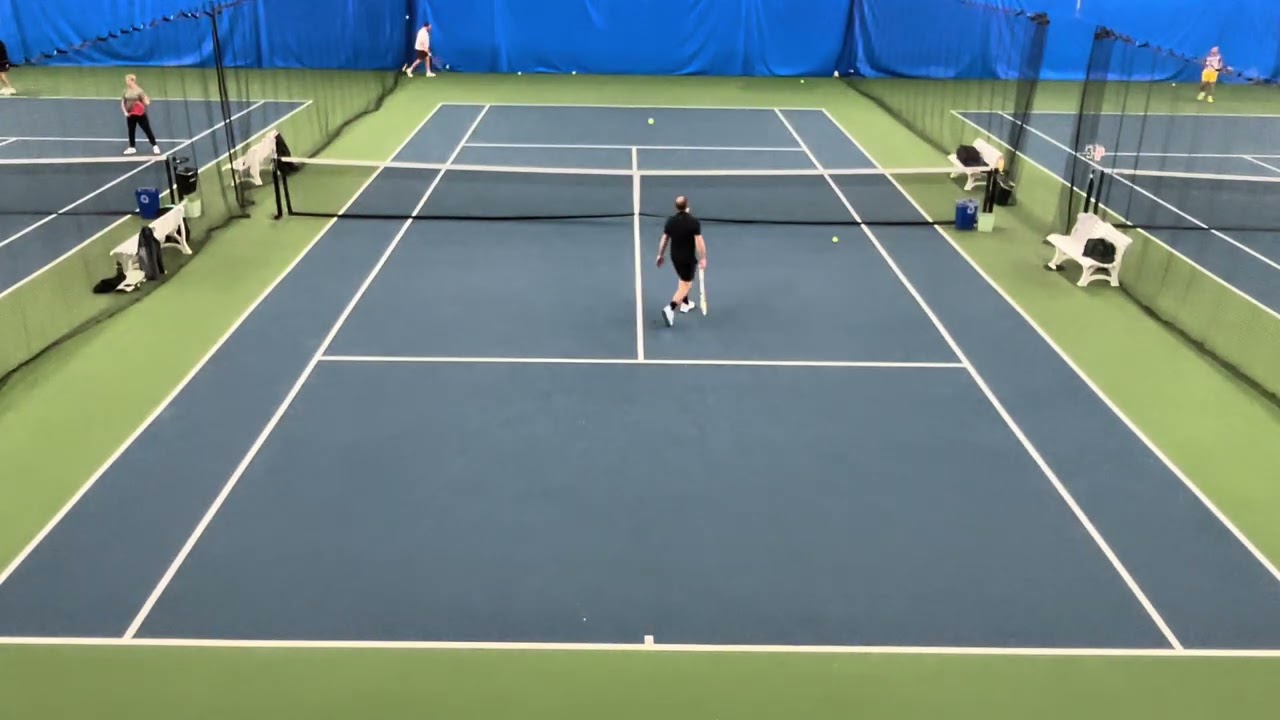 Another match that went the distance - Elsak beat Jigga 12-10 in the third set tiebreak !