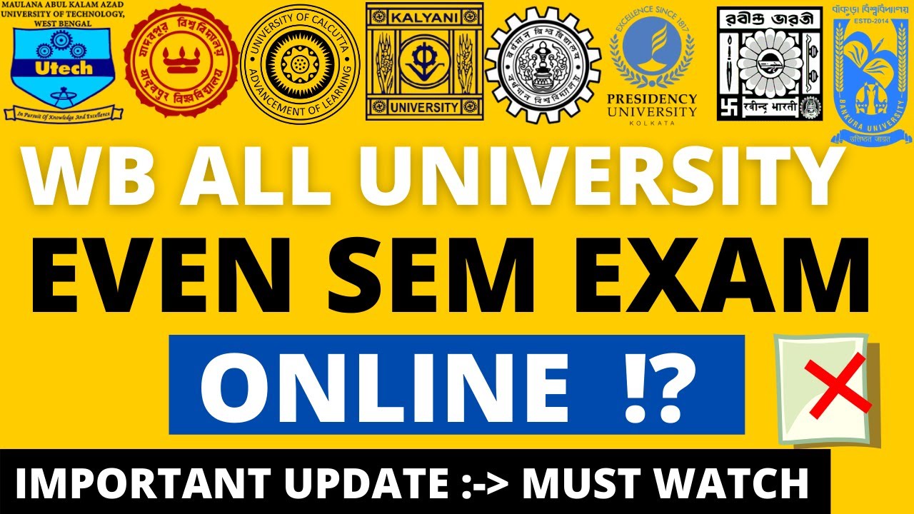পরীক্ষা হবে অনলাইনেই ||  College University Exam Online || Even Semester Exam Online 2021