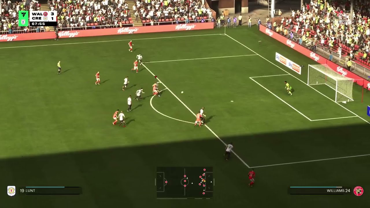 EA FC 26 PS5 Pro CPU Crewehalf volley goal Sliders V1 FUMA World Class Authentic patch 1.02