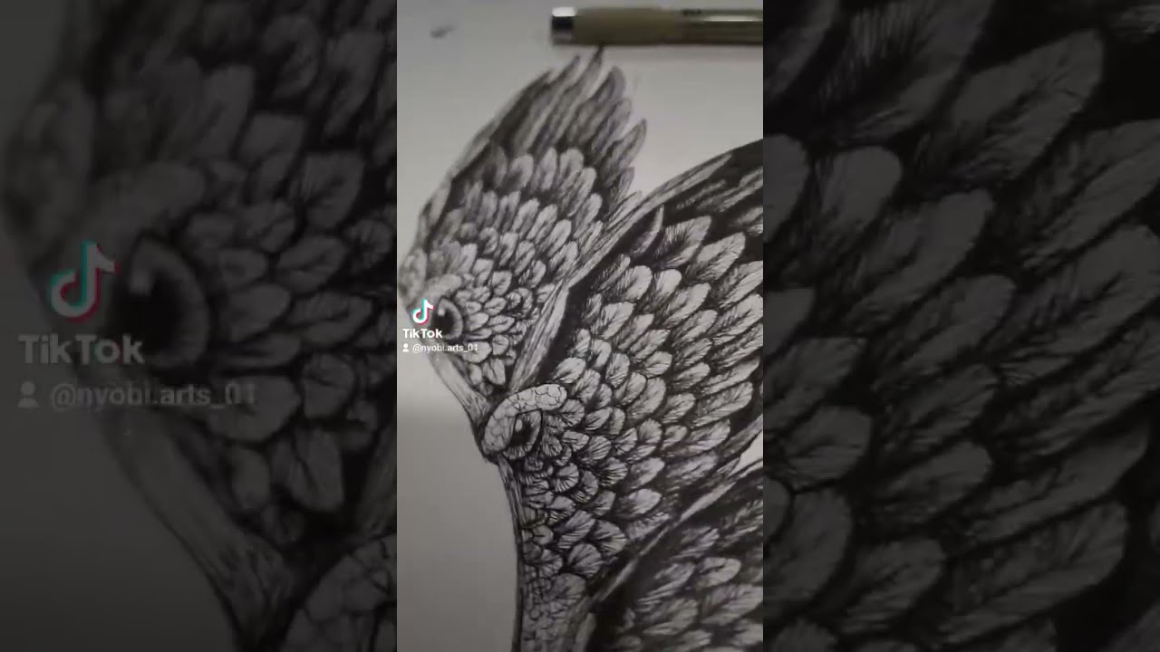 finally finished the biblically accurate angel drawing #art #drawing #drawings #draw