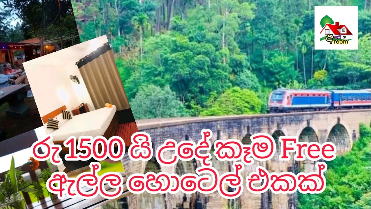 Ella 1500 Rupees One day Hotel 2024/ape room