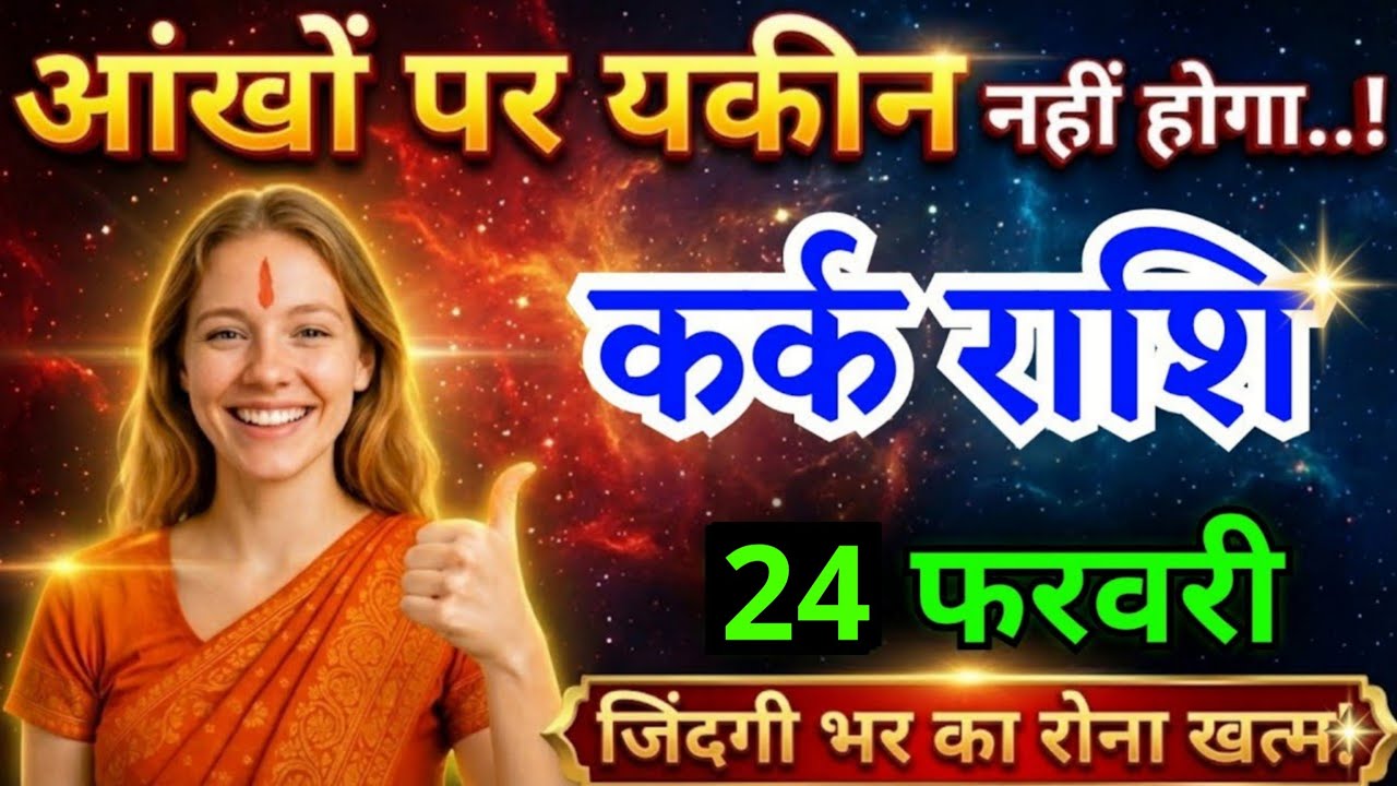 24 फरवरी, कर्क राशि वालों आंखों पर यकीन नहीं होगा, Kark Rashi, Aaj Ka Rashifal
