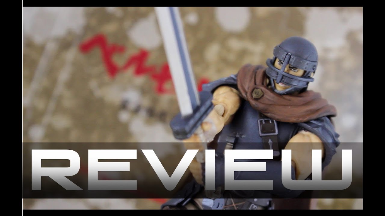 figma 187 Guts Band of the Hawk Version - Berserk Anime Figure Review ガッツ 鷹の団ver.