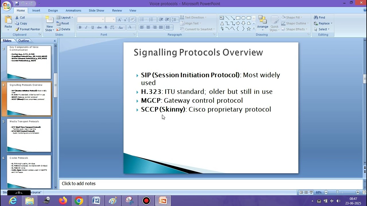 Voice Protocols Basics