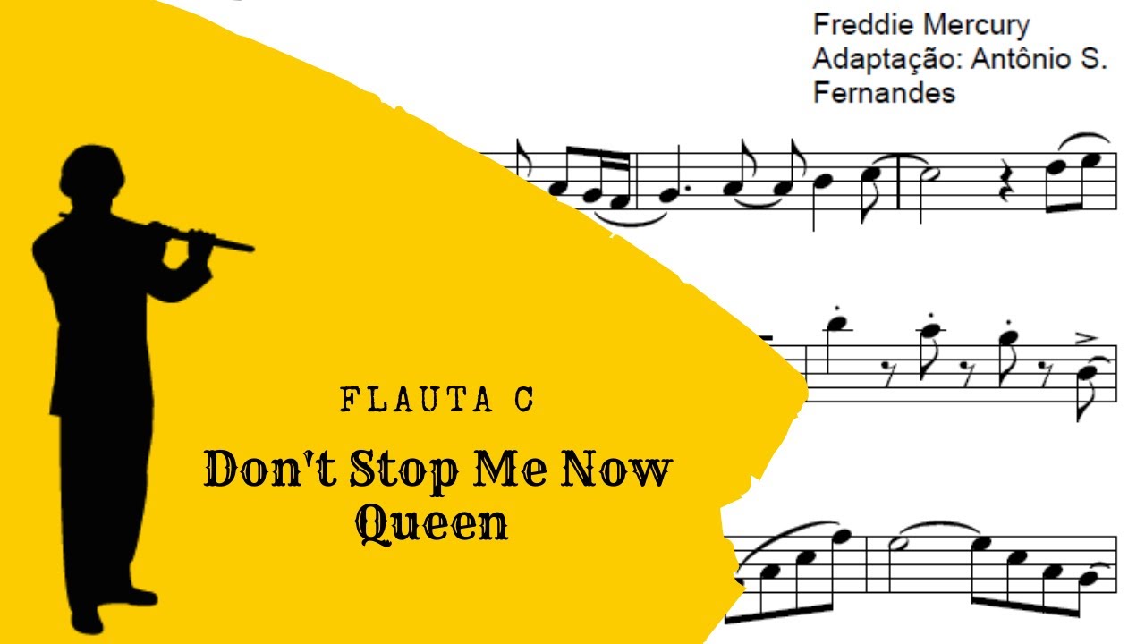 Don't Stop Me Now - Sheet Music - Flauta
