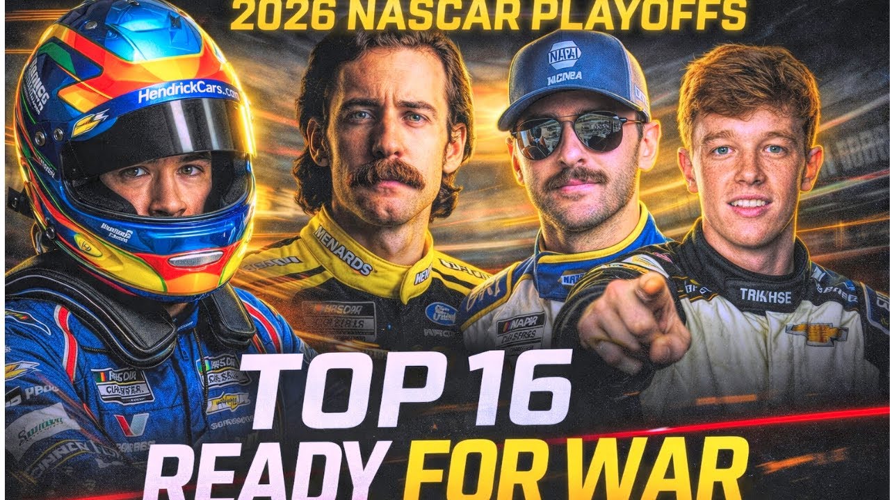 The Top 16 NASCAR Drivers Ready to Battle for the 2026 Championship!