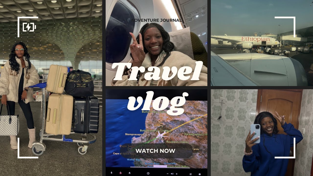 Travel With Me From India 🇮🇳 To South Africa 🇿🇦 | Getting sick |Emotional Goodbyes 